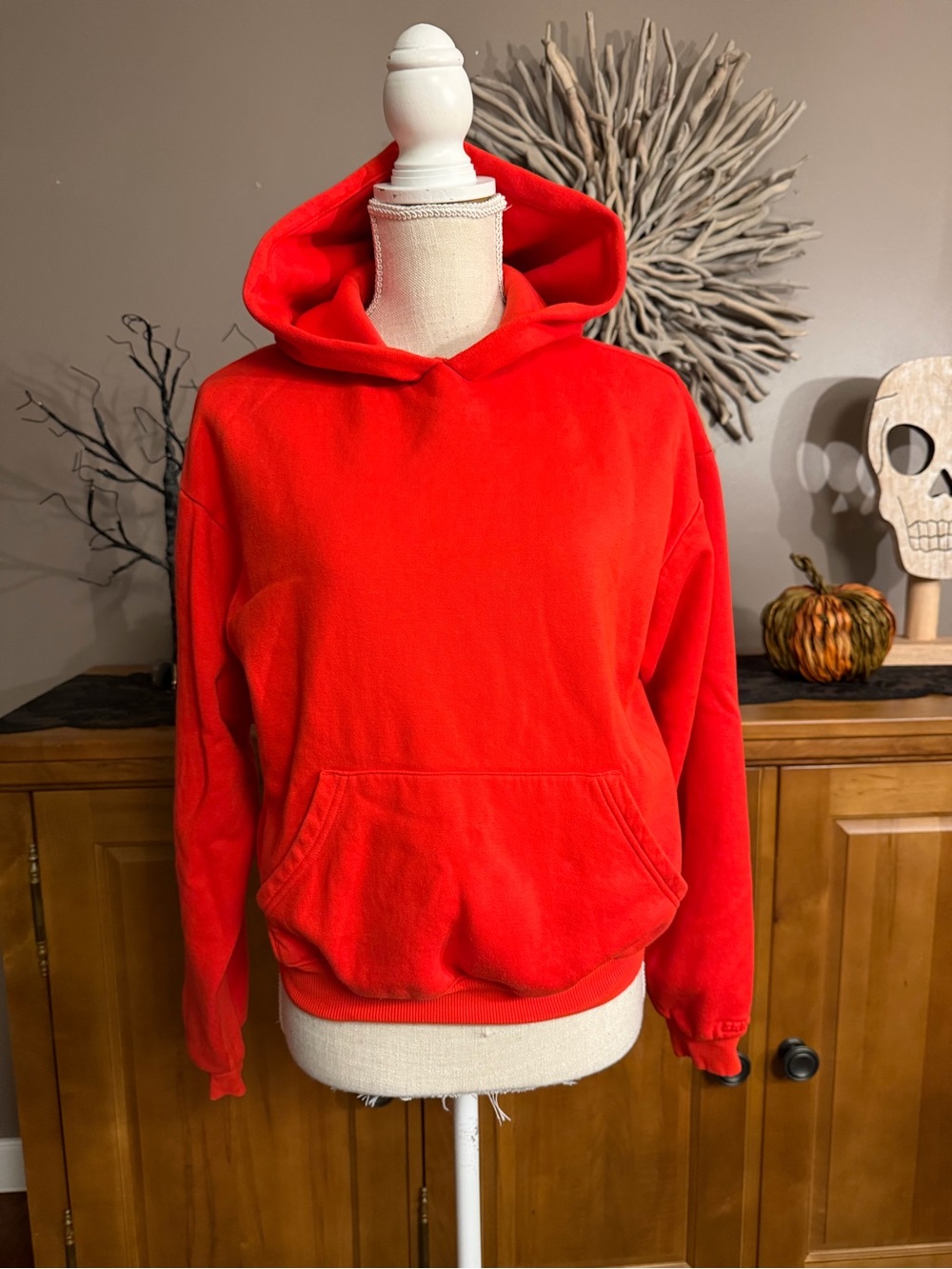 Skims hoodie in red
